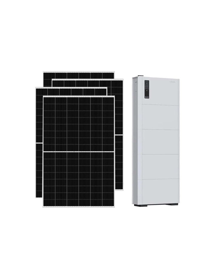 Einphasiges Photovoltaik-Kit 6370W inverter SMART EU 6kW Lithium 20.48kWh Weco