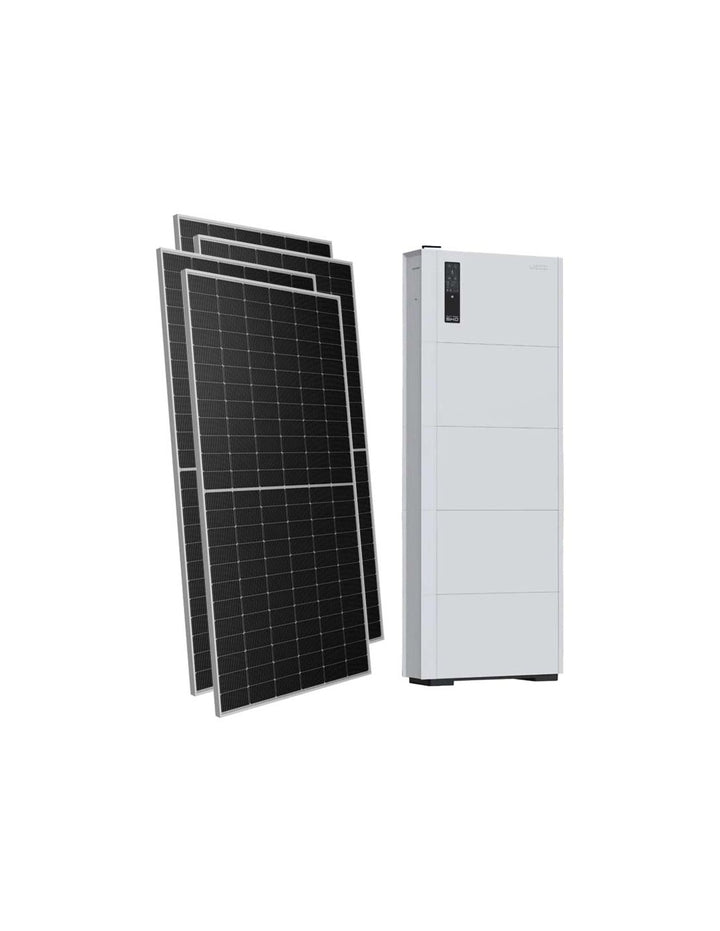 Einphasiges Photovoltaik-Kit 7140W inverter Weco SMART EU 6kW Lithium 5.12kWh Weco