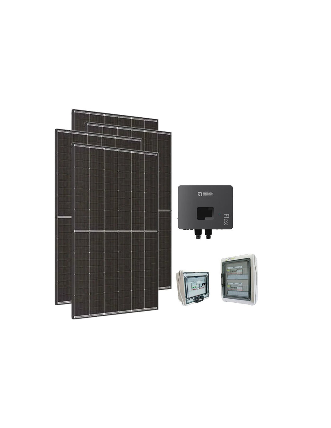 Einphasiges Photovoltaik-Set 7200W Wechselrichter Renon Power 6kW Nulleingang