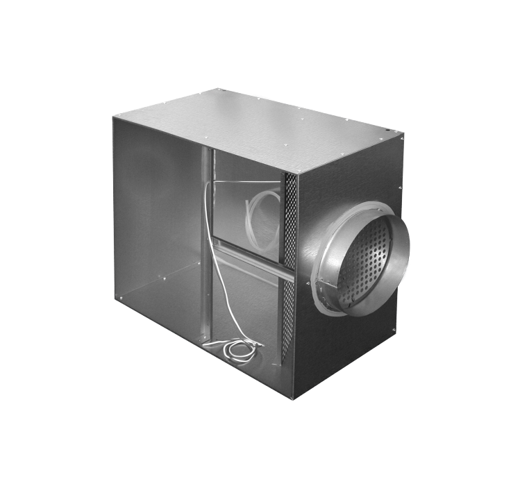 Mandík Ekobox 250 C/V/O/R – Anschlusskasten für Luftdurchlass, 250 x 250 mm