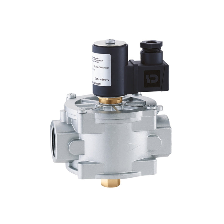 Caleffi Gas-Magnetventil, normalerweise geschlossen mit manueller Rückstellung, Anschluss 2", 12 V (AC) Spannung 837209