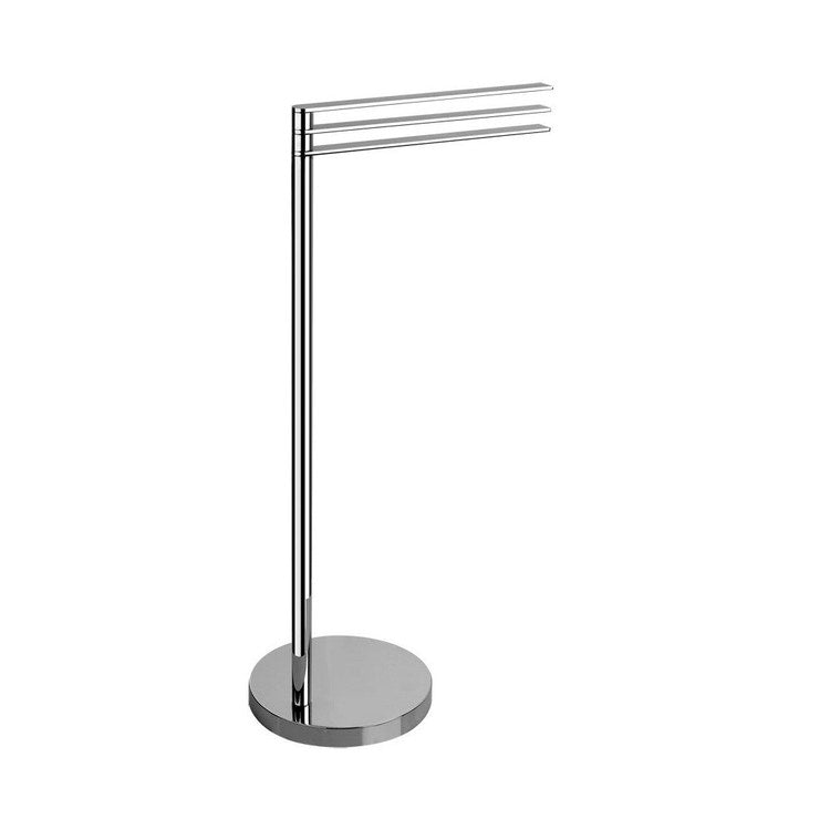 Gessi Standfuß Bodenständer Handtuchhalter, Chromoberfläche EMPORIO ACCESSORI 38939#031