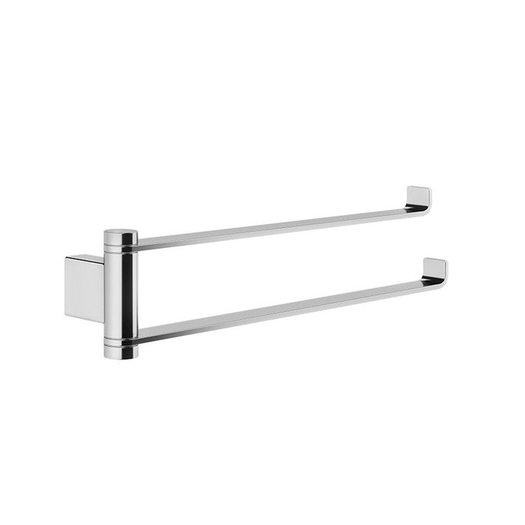 Gessi Doppelte Handtuchhalter, verstellbar, Chrom-Finish EMPORIO ACCESSORI 63617#031
