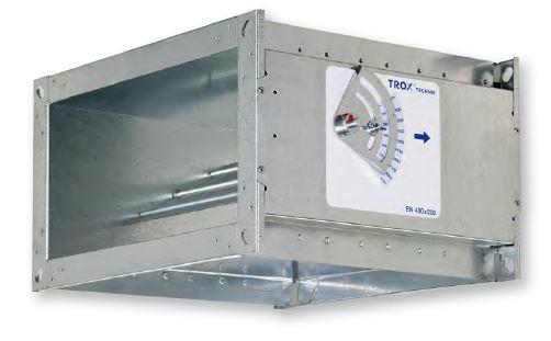 Trox EN 200x100 B50 – Volumenstromregler (CAV) mit Stellantrieb, 200 x 100 mm, 144–576 m³/h