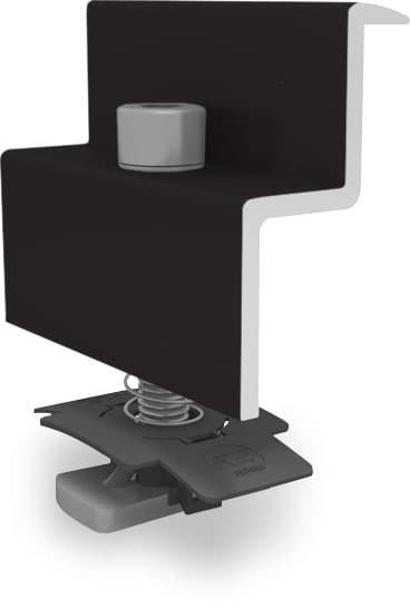 K2 End Clamp, 34-36 mm, black anodized 1005268
