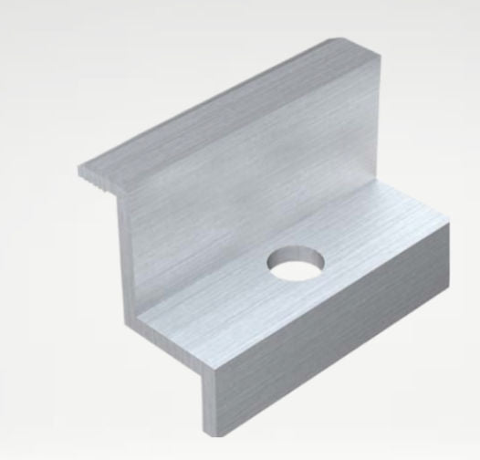 Z-ECO End Clamp silver H=30mm L:50mm (ZE-4-2-1004-30)