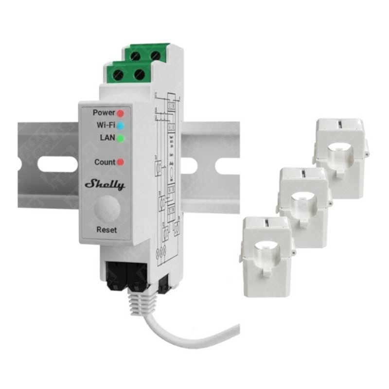 Zendure Ensemble - Smart Meter Shelly Pro 3EM + 3 CT - She