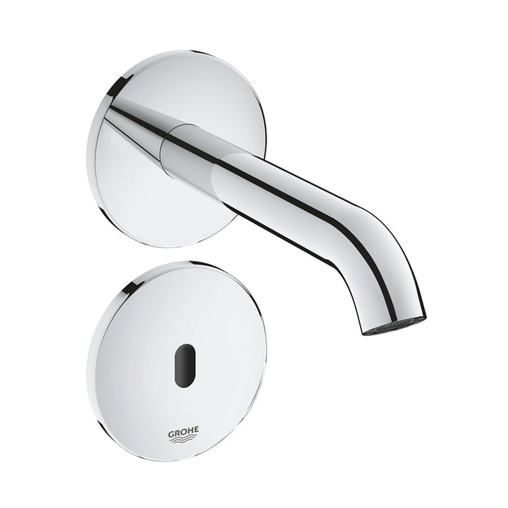 Grohe Elektronischer Waschtischarmatur, wandmontiert, mit Infrarotsteuerung, mit Einbaukörper, Chromoberfläche ESSENCE E 36447000