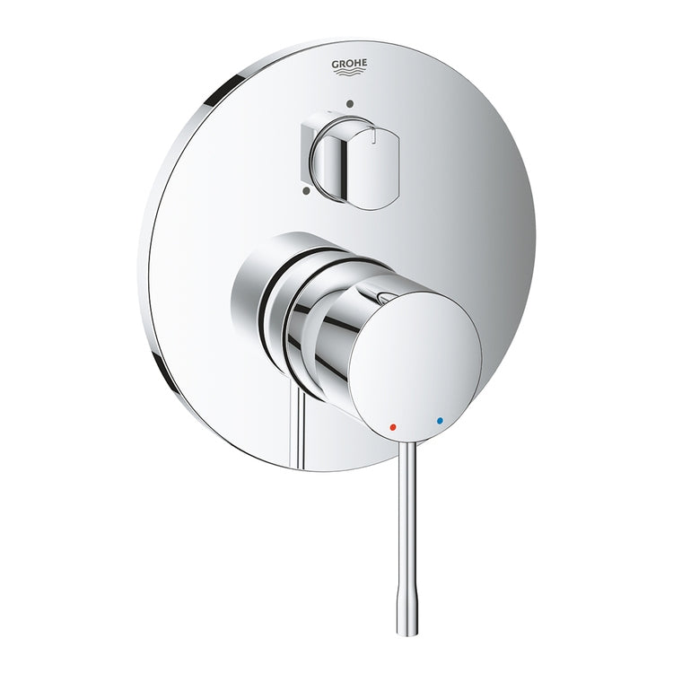 Grohe Einhand-Dreifachmischer, mit Umschalter, ohne Unterputzkörper, Chromoberfläche ESSENCE 24169001