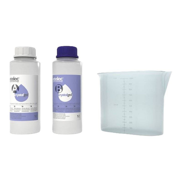Etelec MP2200 Zweikomponenten-Gelflasche für Kabel 2 Liter Zubehör
