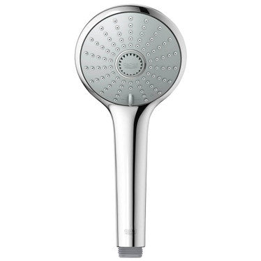 Grohe Duschbrausekopf mit 3 Strahlarten, mit Durchflussbegrenzer, mit Kalkschutzsystem und universeller Befestigung, Chromoberfläche EUPHORIA 110 MASSAGE 27239000