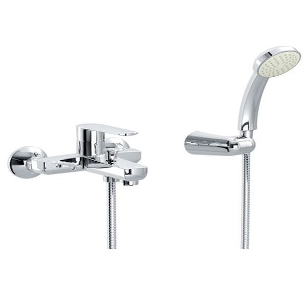 Eurorama Mischbatterie Klint-Serie für Außenbadewanne mit Handbrause 142210