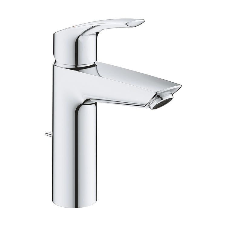 Grohe Einhandmischer H. 20 cm für Waschbecken, ohne Ablauf, Chrom-Finish EUROSMART 23324003