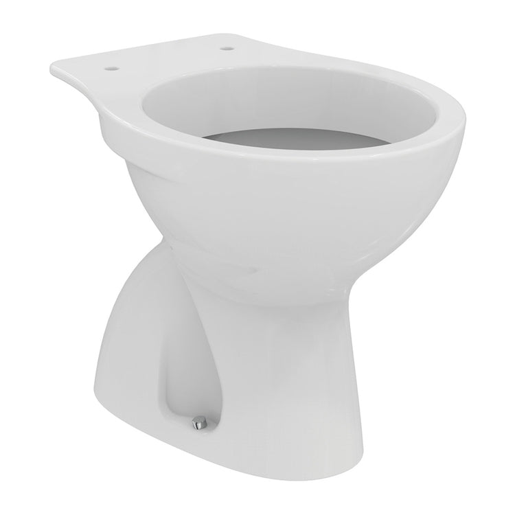 Ideal Standard Stand-WC, mit Bodenablauf nicht universell, ohne Sitz, Weiß glänzende Ausführung EUROVIT W330601