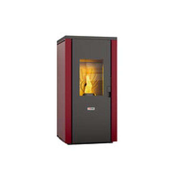 Pelletofen belüftet 8.3 KW 5.0 grau oder bordeaux EVO92