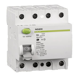 Noark Ex9L-H 4P 25A 100mA