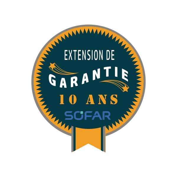 SOFAR SOLAR - Extension de garantie fabricant à 10 ans pour Sofar HYD 5KTL-3PH