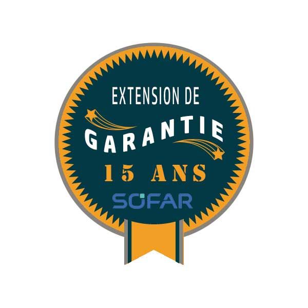 SOFAR SOLAR - Extension de garantie fabricant à 15 ans pour Sofar HYD 5KTL-3PH