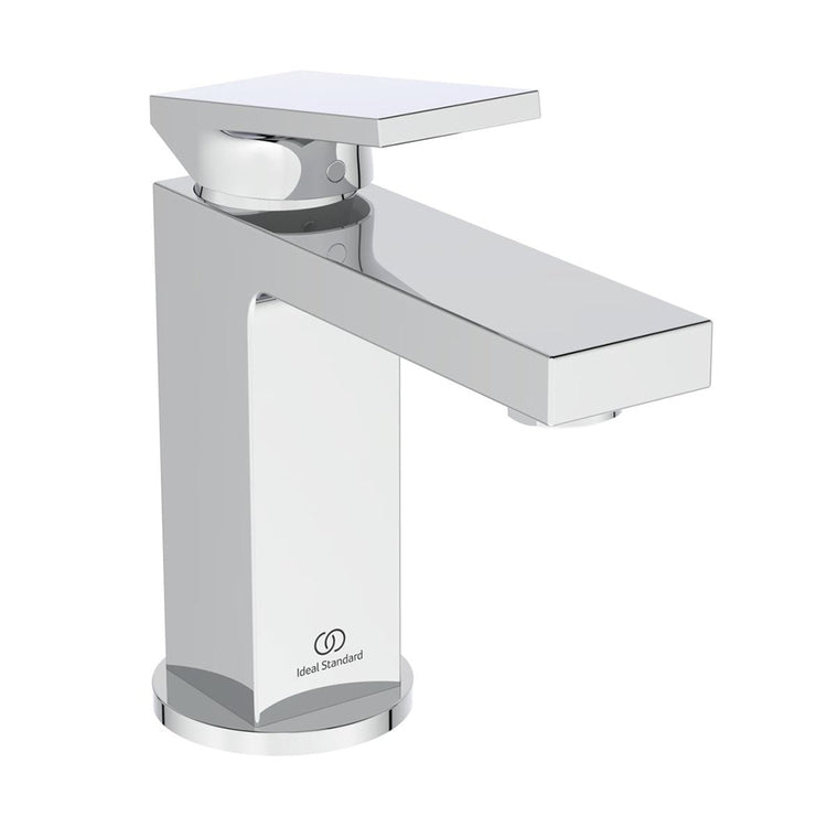 Ideal Standard Einhandmischer H. 17 cm für Waschtisch, mit Bedienstange und Ablaufventil 1-1/4", Chromoberfläche EXTRA BD500AA