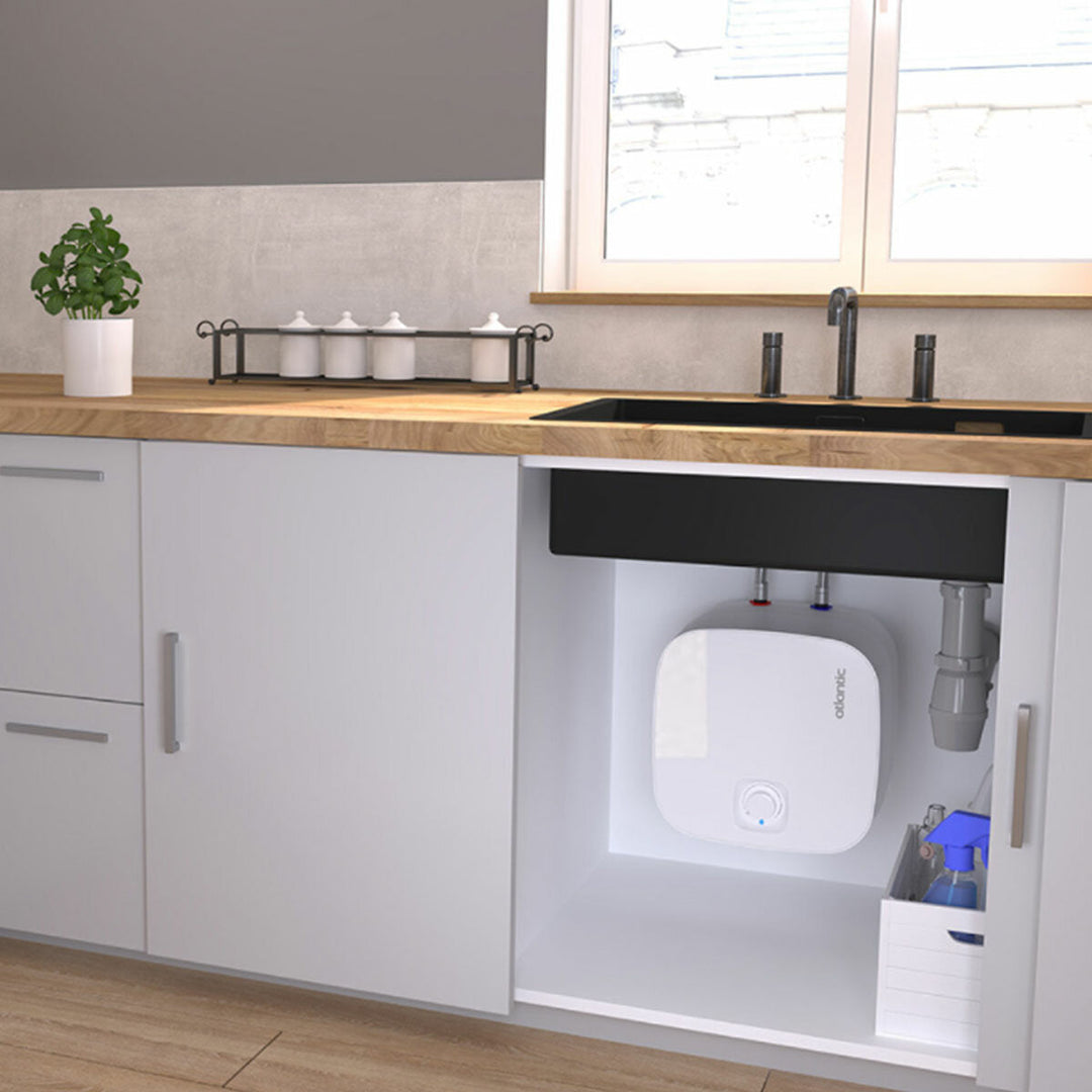 Atlantic Nanto sottolavello – Elektrischer Warmwasserspeicher, 15 Liter, Energieeffizienzklasse B
