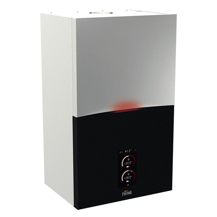 Ferroli Bluehelix Maxima 28 C + Comando Remoto Connect 24 kW – Gas-Brennwertkessel, 24 kW, Erdgas/Flüssiggas