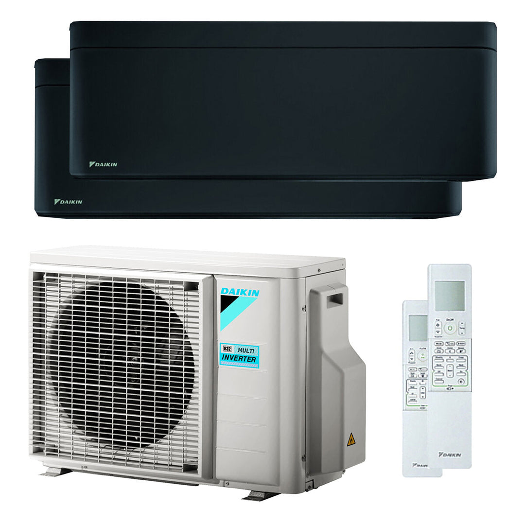 Daikin Stylish 5000+15000 BTU – Multisplit-Klimagerät (2 Innengeräte), 5/5,6 kW, R32, A+++/A++, WLAN