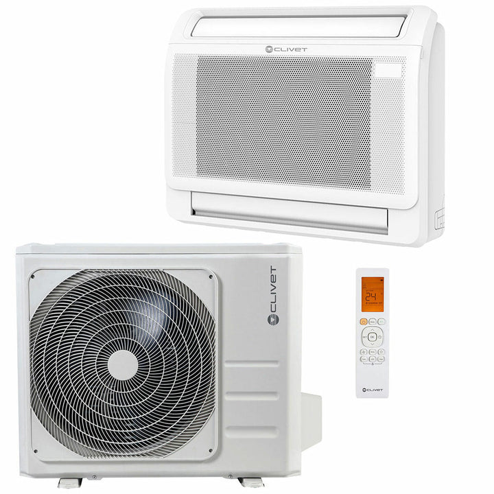 Clivet Standgerät 3 12.000 BTU – Split-Klimagerät, 3,52/3,81 kW, R32, A++/A+