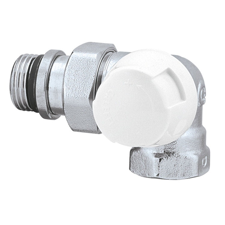 Caleffi Rücklaufverschraubung Doppelwinkel Ausführung rechts für Stahlrohr 3/8” 225352