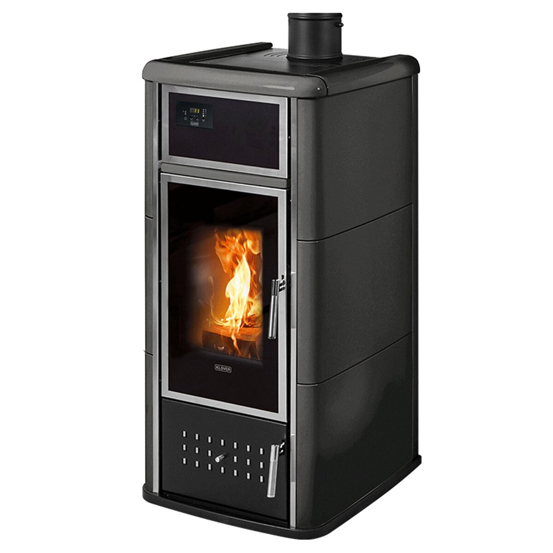 Klover Belvedere 20 – Holzofen (wasserführend), 26 kW, Mattschwarz