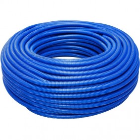 Tubi Corrugati Flametro Hellblaues Wellrohr mit Fadenzieher 20 mm Hellblaues Wellrohr mit Fadenzieher flametro 20mm Zubehör