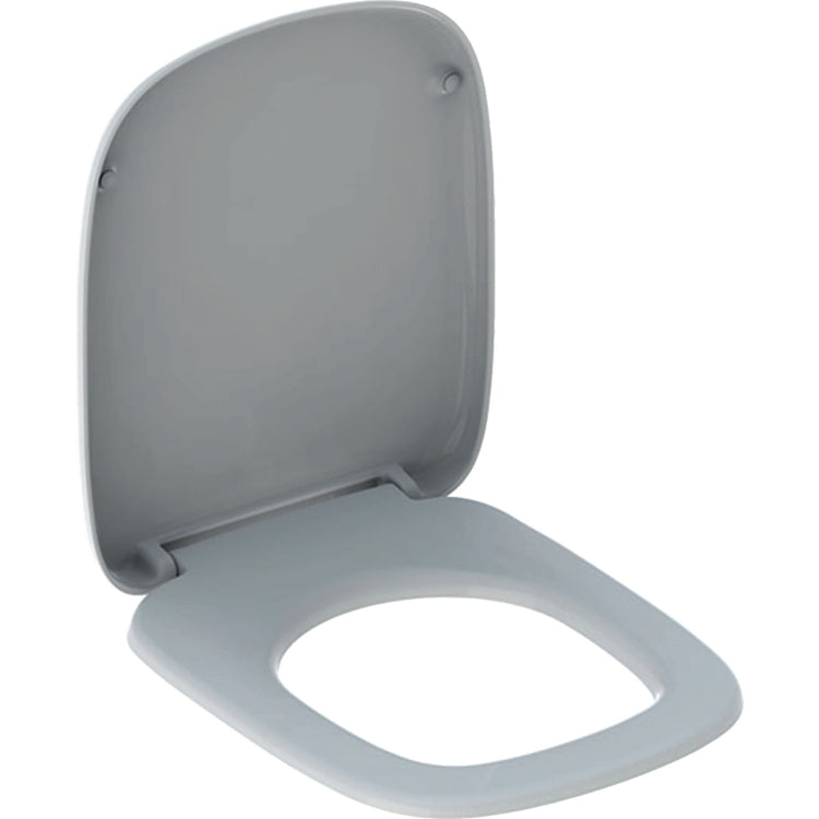 Geberit Sitz ohne gedämpften Deckel, Weiß, Hochglanzoberfläche FANTASIA 500.870.00.1