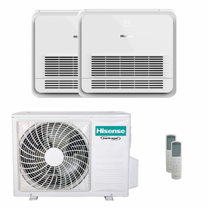 Hisense Standgerät AKT 18000+18000 BTU – Multisplit-Klimagerät (2x), 7/8 kW, R32, A++/A+