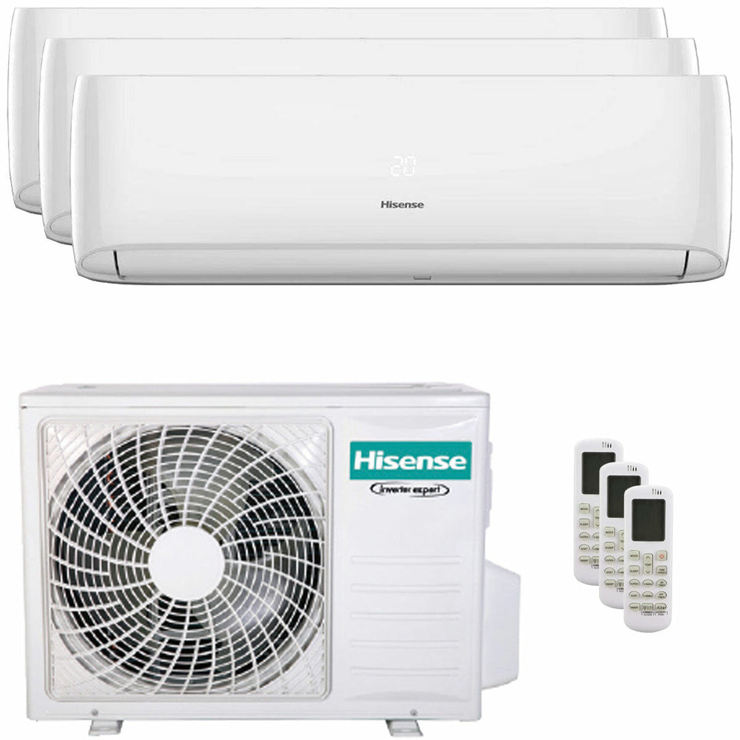 Hisense Hi-Comfort 2025 7000+9000+12000 BTU – Multisplit-Klimagerät (3 Innengeräte), 5,2/6 kW, R32, A++/A+, WLAN