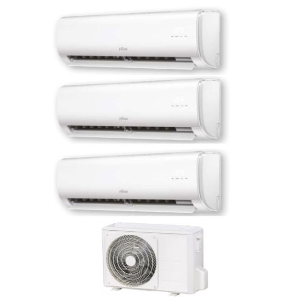 Ferroli Klimagerät Jade Trialsplit 9000+12000+12000 extern 27-3 Inverter R-32 WLAN GIADA09-12-12
