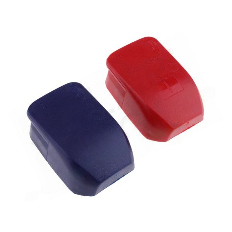 Coppia PAAR ROTE UND BLAUE BATTERIEKLEMMEN