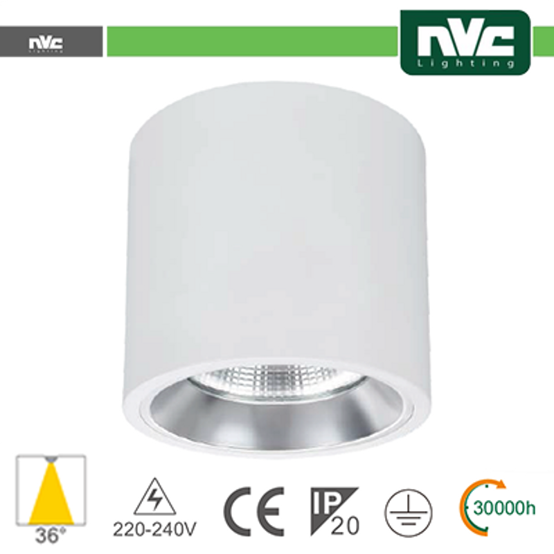 Einbauleuchte Hervorstehendes Downlight - IP20 15W 1100LM 4000K 36°