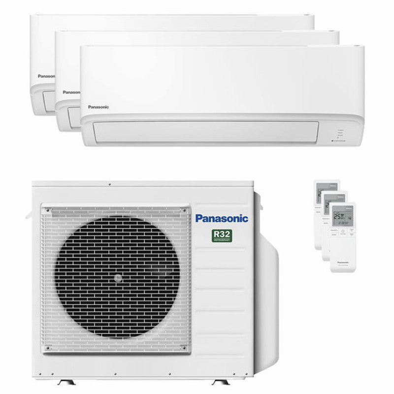 Panasonic Test-Split-Klimaanlage der Panasonic TZ-Serie, 9000+9000+9000 BTU, A+++-WLAN-Gerät