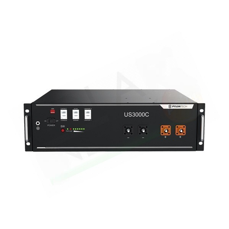 PYLONTECH US3000C – LITHIUMBATTERIE FÜR SPEICHERSYSTEM 48V 3,5 KWH DOD 95