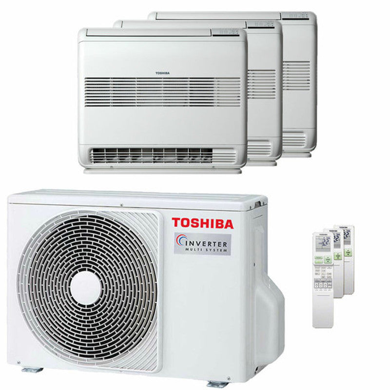 Toshiba Console J2 Test-Split-Klimaanlage 9000+9000+9000 BTU Inverter A+++ u