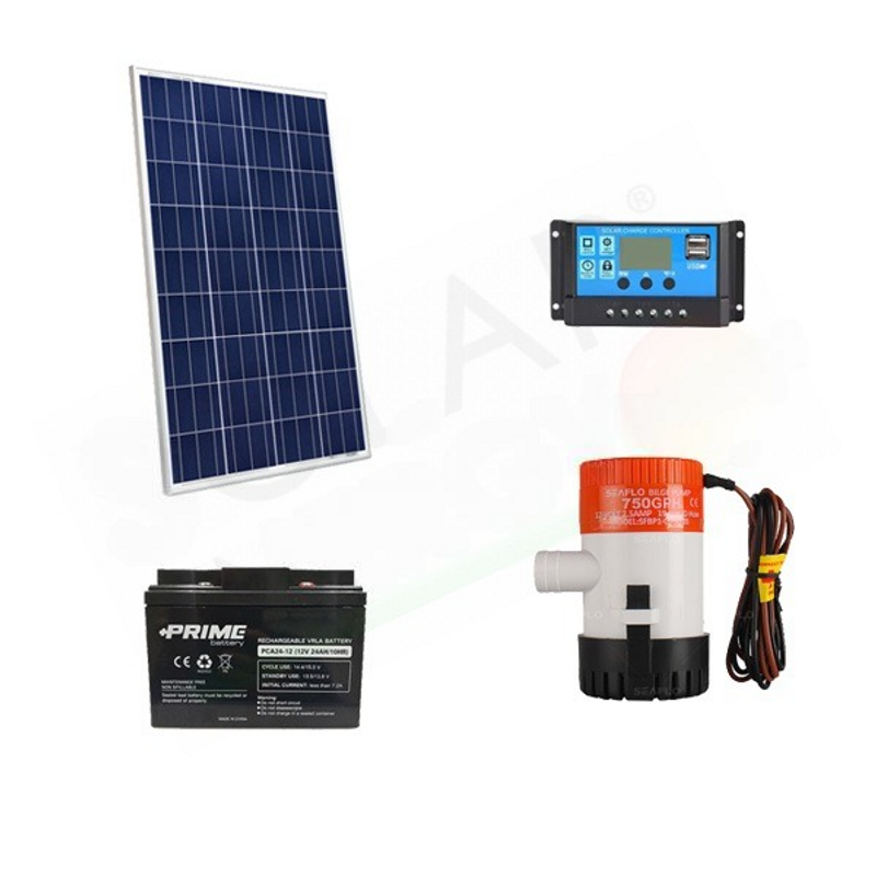 Solar-Kit SOLAR-BEWÄSSERUNGSSATZ 30 W 12 V HÖHE 2,5 MT DURCHFLUSS 35 L/M