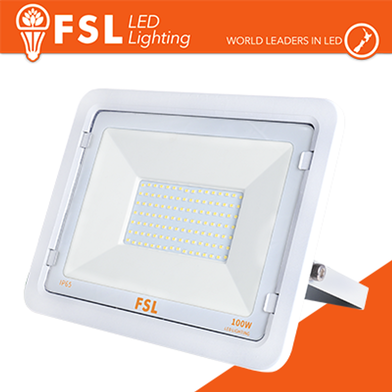 Strahler Außenstrahler Weiß 100W - IP65 115° 4000K