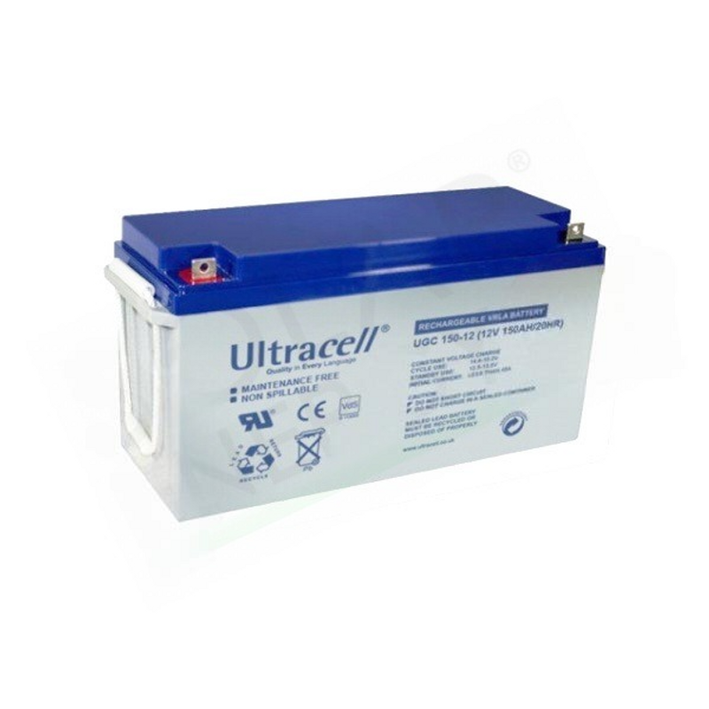 ULTRACELL UCG150-12 SERIE – GEL-SOLARBATTERIE 12V 150AH TIEFE ZYKLUS