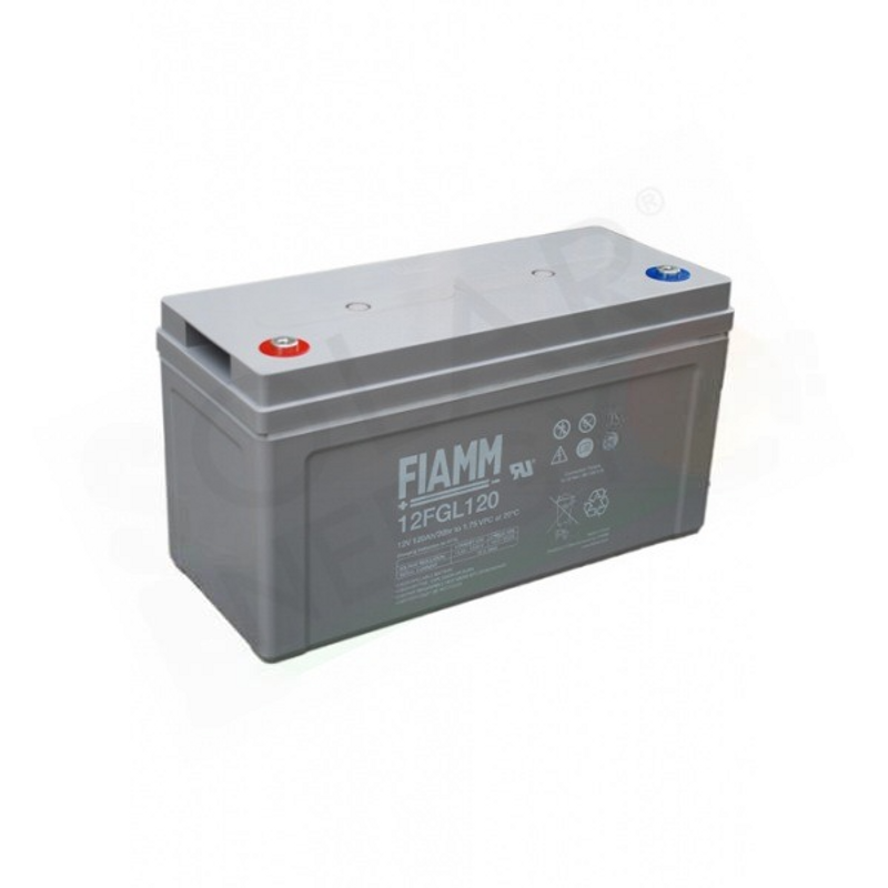 FIAMM 12FGL120 – HERMETISCHE SOLARBATTERIE AGM 12V 120AH