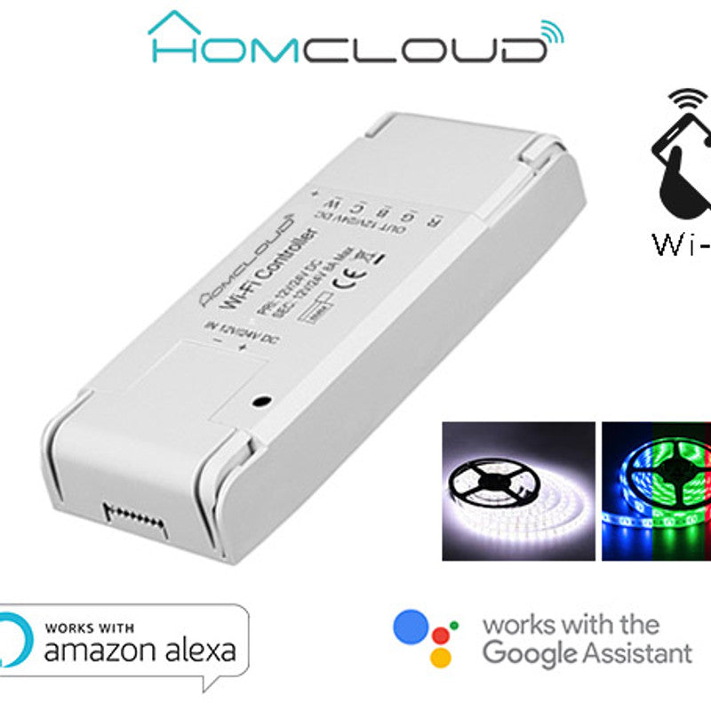Controller WLAN-LED-Streifen-Controller 12–24 V RGB + Weiß