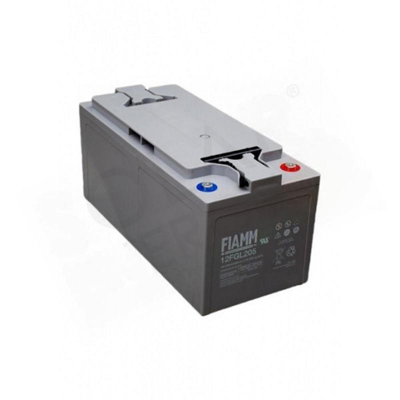FIAMM 12FGL210 – HERMETISCHE SOLARBATTERIE VRLA AGM 12V 205AH