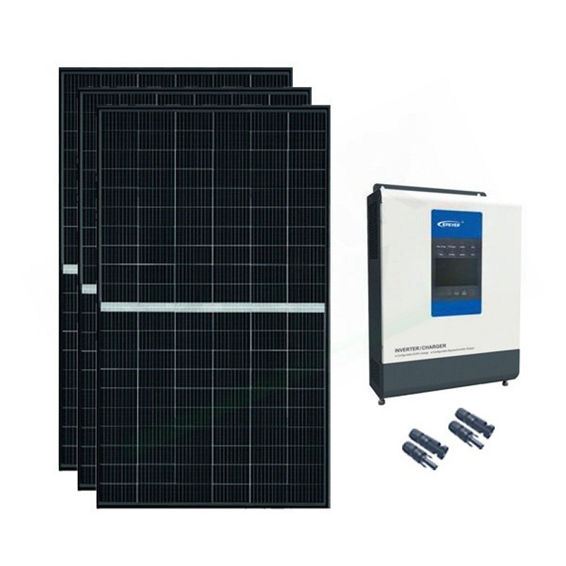 Solar-Kit BASIC OFF-GRID PHOTOVOLTAIK-KIT 820 W 24V MPPT MIT MONOKRISTALLEN MODULEN