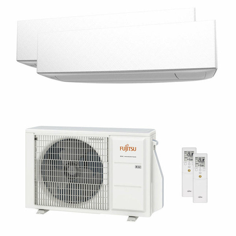 Fujitsu Klimaanlage KE-Serie Dual Split 7000+9000 BTU Inverter A+++ Außeneinheit