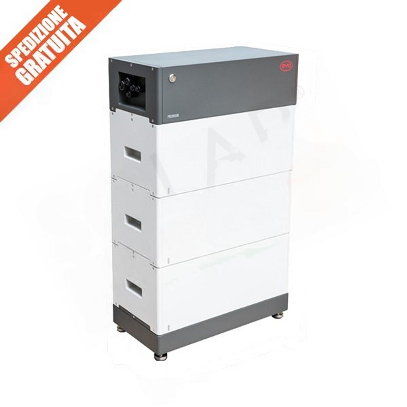 BYD BATTERY-BOX PREMIUM HVM 8.3 – BOX MIT 3 LITHIUM-BATTERIEN ZUR SPEICHERUNG VON 8,28 KWH