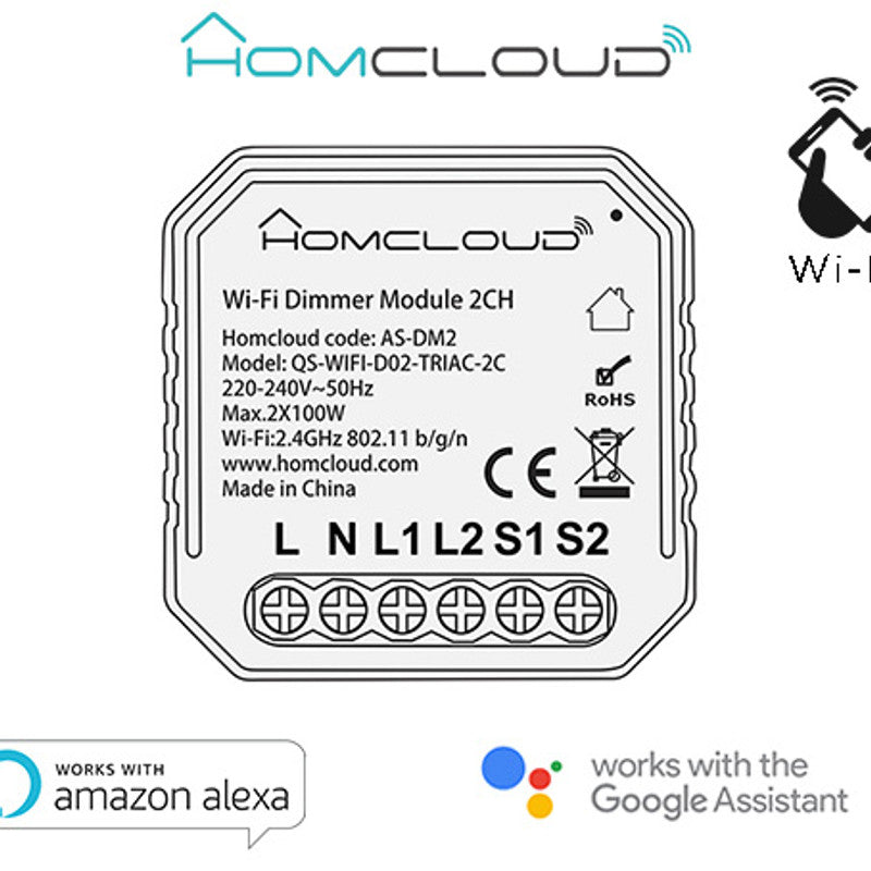 Modul Einbau-2-Kanal-WLAN-Dimmermodul