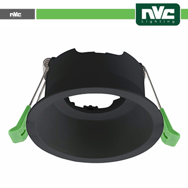 Ring Fester Blendschutzring, 75-mm-Loch, SCHWARZ